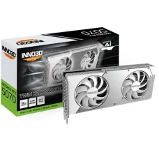 INNO3D GeForce RTX 5070 TWIN X2 12GB Desktop Gaming Graphics Card - White